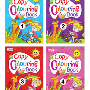 Copy Colouring for Kids 4 Volumes