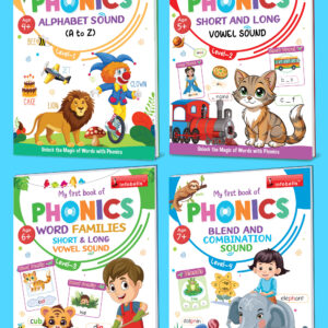 My First Book Of Phonics - 4 Books Combo Set